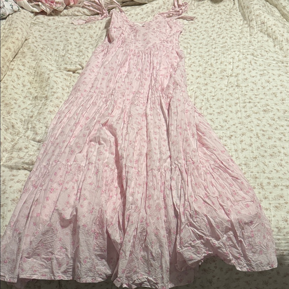 Altar’d State High Slit Maxi Floral Dress